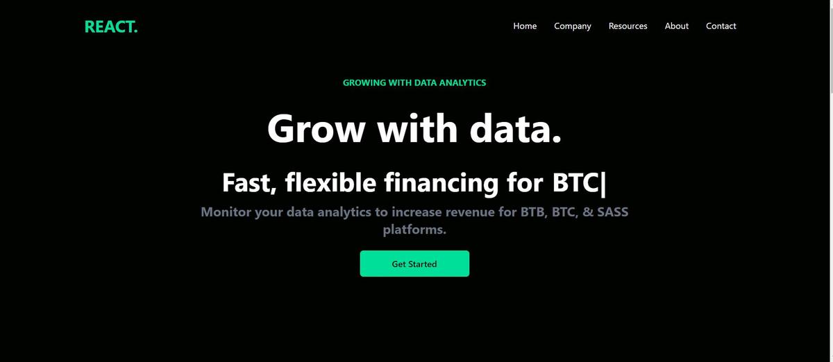 Data Finance Website